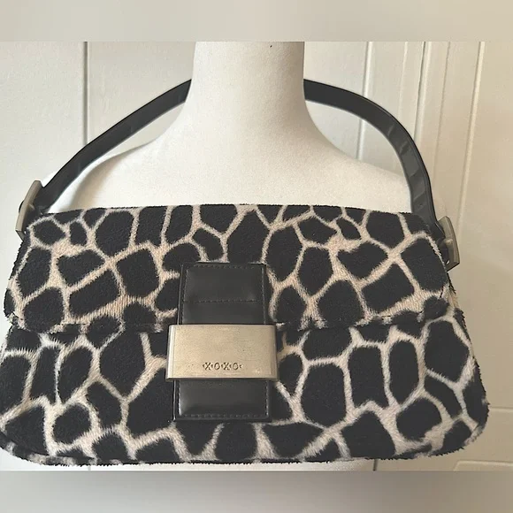 Vintage XOXO Cow print Fendi style purse - Picture 1 of 4